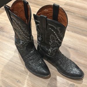 Dan Post black men’s cowboy boots